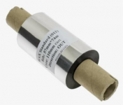 Риббон Wax Standard 57мм*74м*1/2" - 110мм OUT (011), серебряный лидер ( 20 рол/кор.)