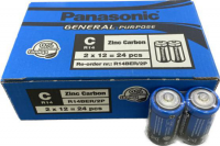 Батарея С R14 " Panasonic " ( 12 уп. х 2 шт. = 24 шт/кор.)