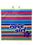 Пакет Петля 550 х 550 " Rave girl, Metallic " 60 мкм ( 10 уп. х 25 шт. = 250 шт/мешок)